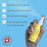 YOURS Invisible Sunscreen Sunny Side Up SPF 30 | Broad-spectrum | Apply Over Makeup | For All Skin Types | Lightweight Ant...