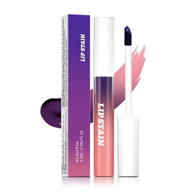 Peel Off Lip Liner Stain Set - 3 Colors Long-Lasting Peel Off Matte Lip Gloss,Matte Liquid Lipstick Nude Lip Gloss Waterpr...