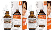 Advanced Clinicals Brightening Vitamin C Serum For Face With Glycolic Acid + Lactic Acid | Vitamin C Eye Serum Face Moistu...