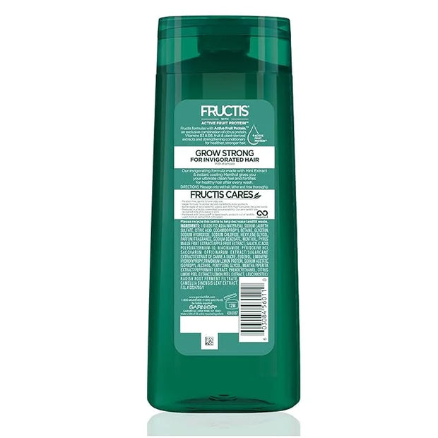 Garnier Hair Care Fructis Deep Clean Grow Strong Cooling Shampoo for Men for Invigorated Hair, 22 Fl Oz - Product Image