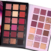 2Pcs Twilight Dusk + Aromas Nude Eyeshadow Palette Makeup Set, Matte Shimmer Glitter Pressed Pearl All Highly Pigmented Bl...
