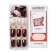 Impress ImPress Press-On Manicure Medium Length Nails Couture BIPL100F Quartz, 30 Count (Pack of 1) - Product Image