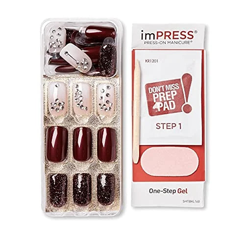 Impress ImPress Press-On Manicure Medium Length Nails Couture BIPL100F Quartz, 30 Count (Pack of 1) - Product Image