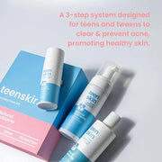 Teen Skin Care Kit 3-Step | Acne Face Wash Skin Care Regimen | Teen Skin Face Wash, Toner, & Moisturizer | Perfect for Tee...