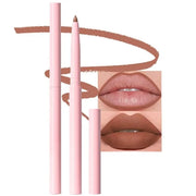 evpct Orange Nude Brown Matte Creamy Retractable Lip Liner Pencils for Women Shaping & Sculpting Lips, Long Lasting Waterp...