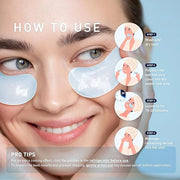 Enaskin Naturals Under Eye Patches for Dark Circles: 30 Pairs Retinol Collagen Eye Gels Mask - Reduce Wrinkles Puffy & Bag...