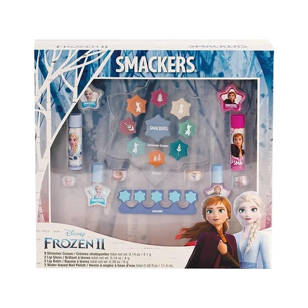 Lip Smacker Disney Frozen II Color Makeup Set For Girls, Shimmer Cream, Lip Gloss, Lip Balm, Nail Polish - Product Image