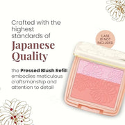 Paul & Joe Pressed Blush Palette Refill Only, Case Sold Separately, Oil-Absorbing Blush Powder, Bi-Color Face Blushes with...