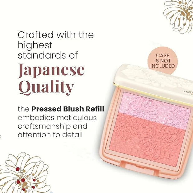 Paul & Joe Pressed Blush Palette Refill Only, Case Sold Separately, Oil-Absorbing Blush Powder, Bi-Color Face Blushes with...