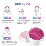 Vemofoper Under Eye Patches - 30 Pairs Collagen Under Eye Masks Anti-Aging Eye Mask for Face to Soothe Puffiness, Eye Bags...