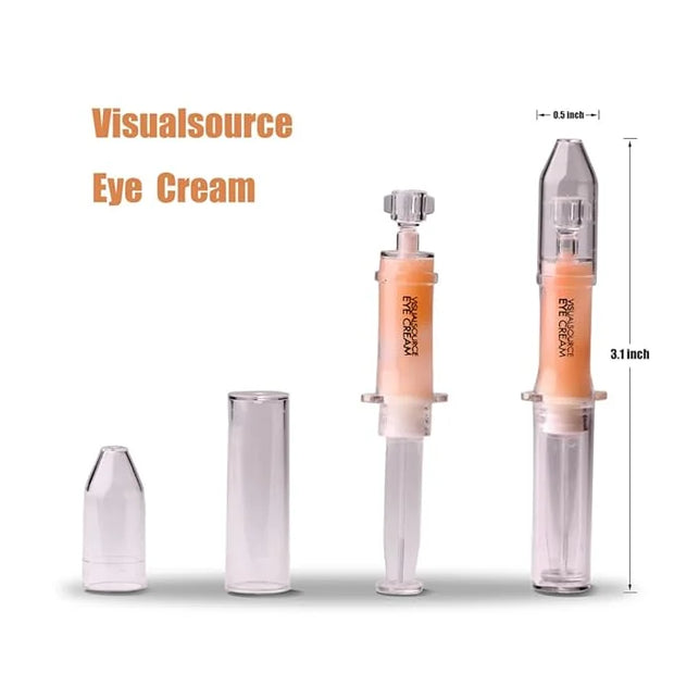 2Pack Instant Temporary Eye Cream Set,Visuasource 1ml Eye Tightening Serum Quickly Firming Reduces Under-eye puffiness,Dar...
