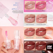 Magic Color Changing Lip Oil, 2024 New Warm Change Moisturizing Lip Gloss Hydrating Lip Oil, New Upgraded Magic Big Brush ...