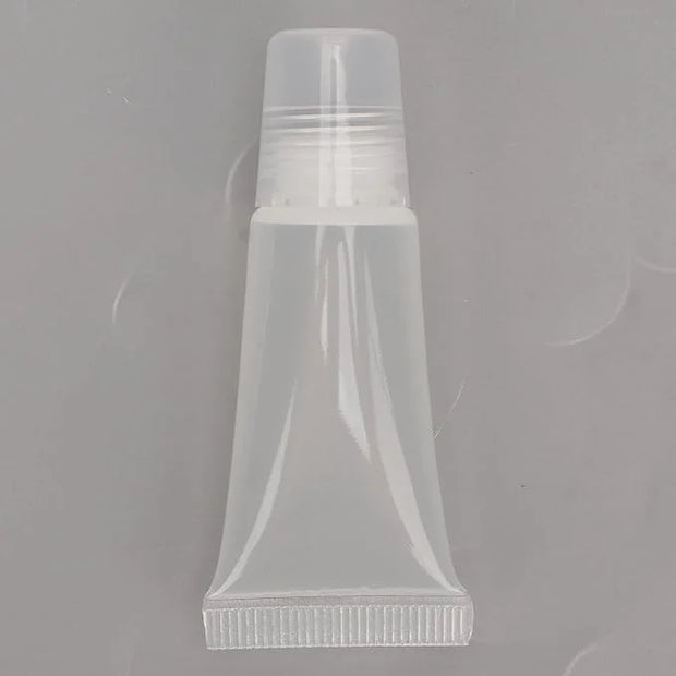 ZJchao 25pcs 5ml Lip Gloss Tube, Refillable Mini Empty Cosmetic Balm Tubes Container for Comestic Makeup Travel Toiletries...