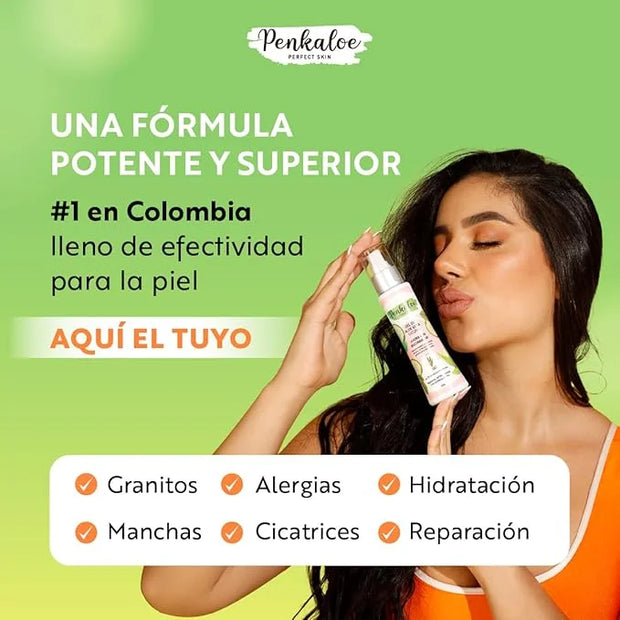 Penkaloe Aloe Skincare Kit | Cuidado Natural para la Piel, Control de Grasa y Mejora de la Apariencia | Aloe Skincare Rout...