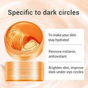 Vitamin C Under Eye Mask Patches Collagen Eye Pads - 30 Pairs, Reduce Puffiness, Dark Circles, and Wrinkles - Product Image