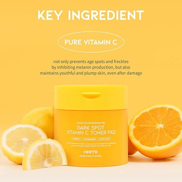 Boosting Toner Pads for Face Oily Skin Korean, #OOTD Vitamin C Niacinamide Heartleaf Hydrating Calming Redness, Vitamin C ...