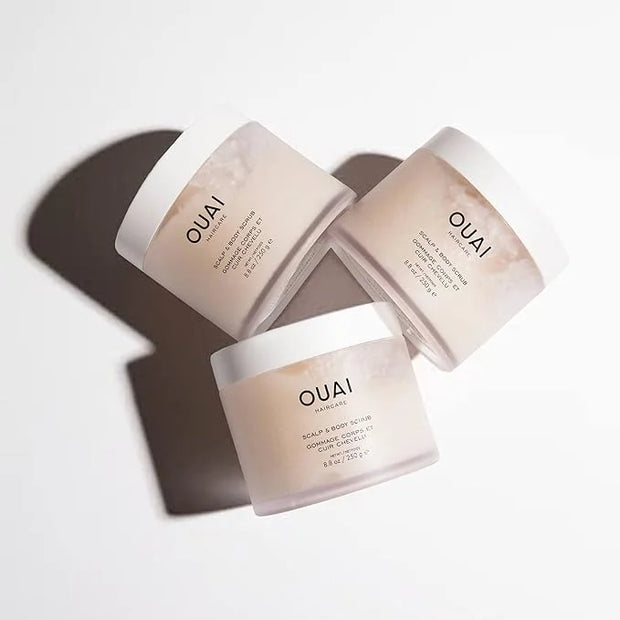 OUAI Scalp & Body Scrub, Melrose Place - Exfoliating Body Scrub with Sugar & Coconut Oil Blend for Smooth, Moisturized Ski...