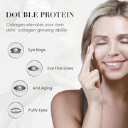 Under Eye Patches for Puffy Eyes, Hydrolyzed Collagen Eye Masks for Dark Circles and Puffiness, Anti-Aging Tremella Extrac...