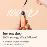 COSNORI Eyelash Serum 100 EX - Intensive Eyelash Care Serum – Slim Brush Type Hydration Booster– Irritation Free - Peptide...