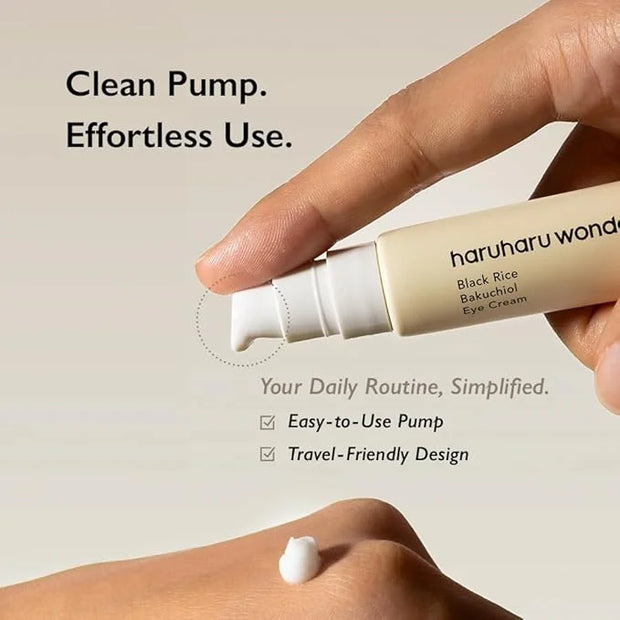 [Haruharu Wonder] Black Rice Bakuchiol Eye Cream 0.67 fl.oz / 20ml | Anti-Aging, Wrinkle Care, Natural Retinol Alternative...