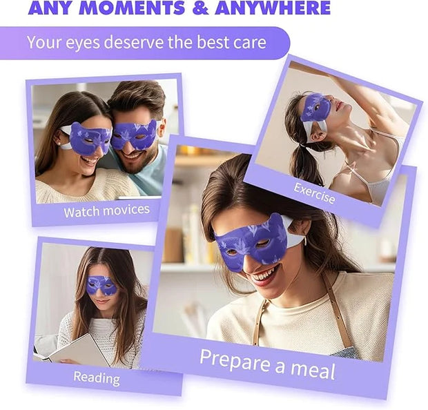 18 Packs Steam Eye Mask for Dry Eyes Eye Self Heating Mask Disposable SPA Warm Eye Compress Sleep Mask Womens Gifts for Ch...