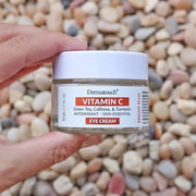DERMATOUCH Vitamin C Eye Cream with Green Tea Caffeine & Turmeric, 1.7 fl oz - Made in America - Product Image