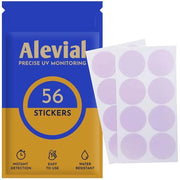 56 UV Detection Stickers for Sunscreen Reapply Reminder, Suitable for Kids & Adults, Sticker Patches, Sun Cream Detection ...