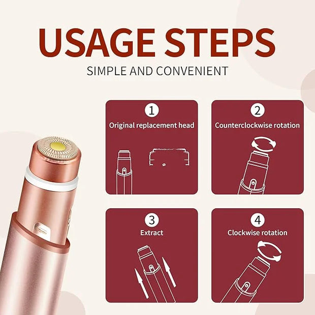 for Flawless Replacement Heads Gen 3 - Finishing Touch Flawless Facial Hair Remover Replacement Blades for Women, Shaver &...
