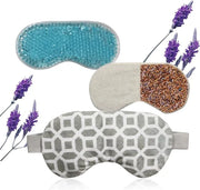 ZNÖCUETÖD Bundle of Cooling Face Mask Ice Face Mask for Puffy Face and Microwaveable Heat Eye Mask for Dry Eyes, Puffy Eye...