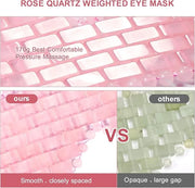 Rose quartz eye mask, cooling