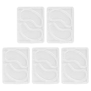 Eye Mask, 5Pcs Reusable Eye Mask Multifunctional Mask Patch Tray Plate Set Reusable Portable Eye Patches for Facial Mask M...