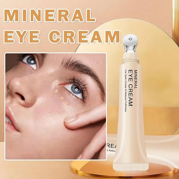 CAHIUYOA Mineral Sun Screen Eye Cream Under Eye Cream for Dark Circles and Fine Lines Travel Size Mineral Eye Cream - 02 M...