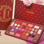 UCANBE Eyeshadow Makeup Palette, 36 Color Matte Shimmer Glitter Eye Shadow Highlighter Contour Blush Powder, High Pigmente...