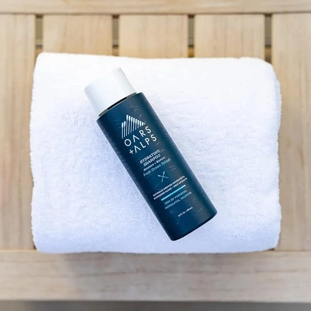 Oars + Alps Men's Sulfate Free Hydrating Shampoo, Infused with Kelp and Algae Extracts, Fresh Ocean Splash, 13.5 Fl Oz - P...