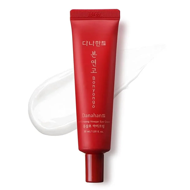 Bonyongo Red Ginseng Vinegar Eye Cream – Anti Aging Eye Treatment Cream for Youthful Radiant Skin - Wrinkle Improvement wi...