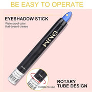 8Pcs Glitter Eye Shadow Sticks Liner Pencils Makeup, Pearl White Smokey Black Gray Silver Violet Purple Khaki Royal Blue S...