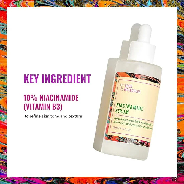 Good Molecules Niacinamide Serum - 10% Niacinamide B3 Facial Serum for Blemishes, Enlarged Pores, Balancing and Hydrating ...