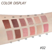 12 Girds Colorful Matte Shimmer Eyeshadow Palette