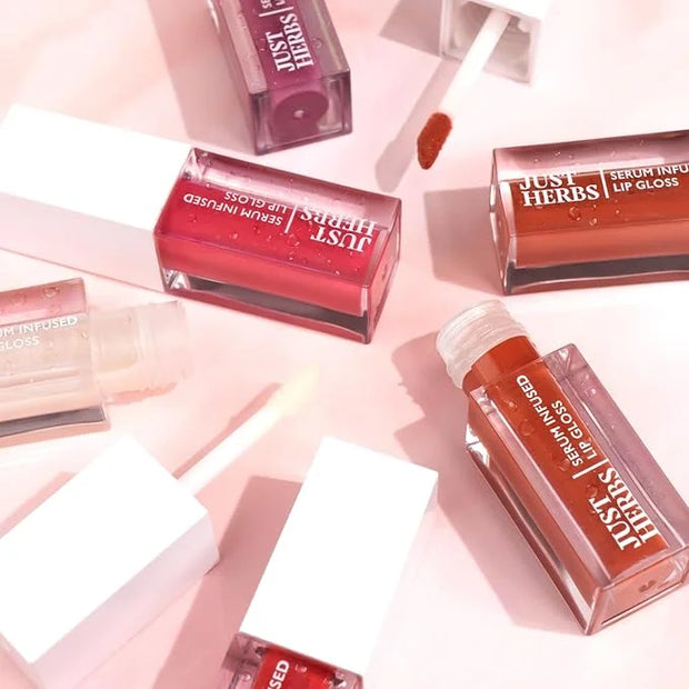 Serum Infused Lip Gloss for Women, Lightweight Non-Sticky High Glossy Moisturizing and Hydrating Lip Gloss 3 ml - Product ...