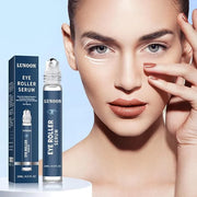Caffeine Eye Serum for Dark Circles, 3 PCS Under Eye Ice Roller Serum for Anti Aging, Puffiness, Fine Lines, Wrinkles, Car...