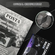 POSTA 20Pairs 40Pcs Collagen Eye Mask, Glitter Under Eye Patches for Dark Circles and Puffiness, Hydrating Eye Skincare Re...