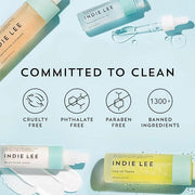Indie Lee Soothing Facial Cleanser - Moisturizing Face Wash + Makeup Remover for Sensitive Skin - Plump, Hydrate + Calm Re...