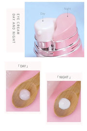 Rose Essential Oil Day and Night Eye Cream, Eye Cream for Dark Circles & Puffiness, Moisturizing Hydrating Fade Fine Lines...