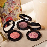 LAURA GELLER NEW YORK Baked Blush-n-Brighten Marbleized Blush + Angled Brush (04 Ethereal Rose, 47mm) - Product Image
