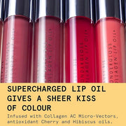 Beauty Pie Wondergloss Collagen Lip Oil + (Spicy Pink) – Hydrating, Plumping, Non-Sticky Gloss with Collagen AC Micro-Vect...