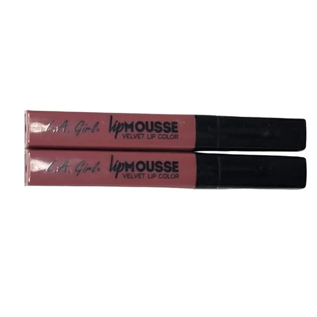 Pack of 2 L.A. Girl Lip Mousse Velvet Lip Color, Squad GLC781 - Product Image