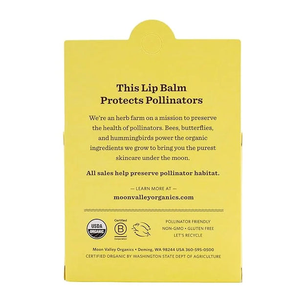 Moon Valley Organics Beeswax Lip Balm Vanilla,
