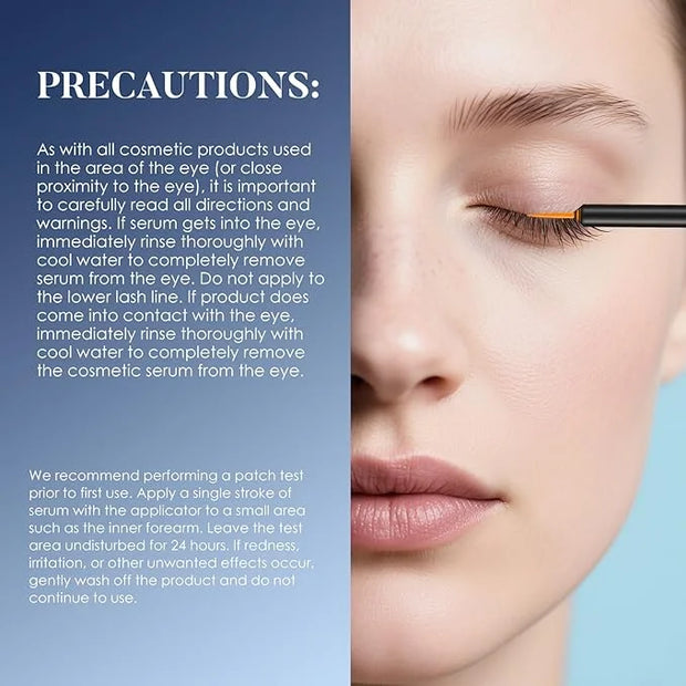 Eyelash Growth Serum, Makes Lashes Longer and Thicker, Suitable for Sensitive Eyes, For Natural Eyelashes, Extensions and ...