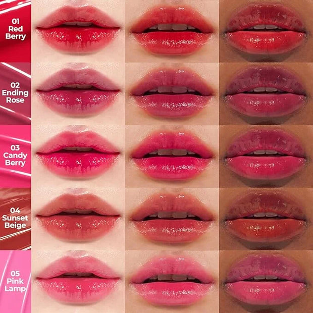 Pudding Glow Korean Lip Tint | Natural Lip Stain | Gloss to Stain | Long-Lasting & Non-Sticky | Lightweight Lip Tint 0.14 ...