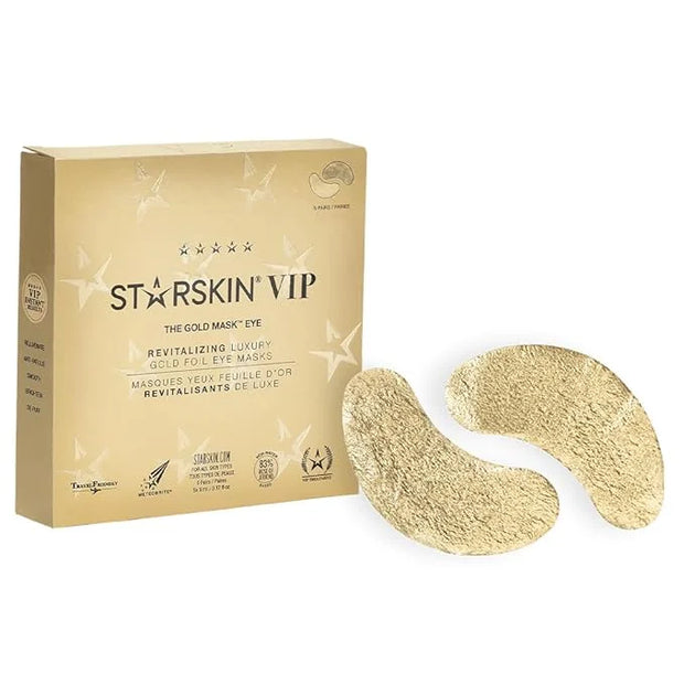 STARSKIN VIP Gold Mask Eye 5 Pack, Gold Undereye Mask Patches, Eye Masks for Puffy Eyes and Wrinkles, Revitalizing and Hyd...